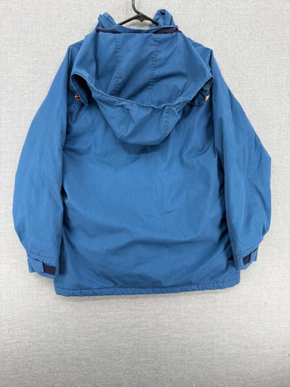 Vtg 80s Woolrich Overcoat Parka 4 Pocket Full Zip Mens XL Hooded 33354 - Picture 3 of 6